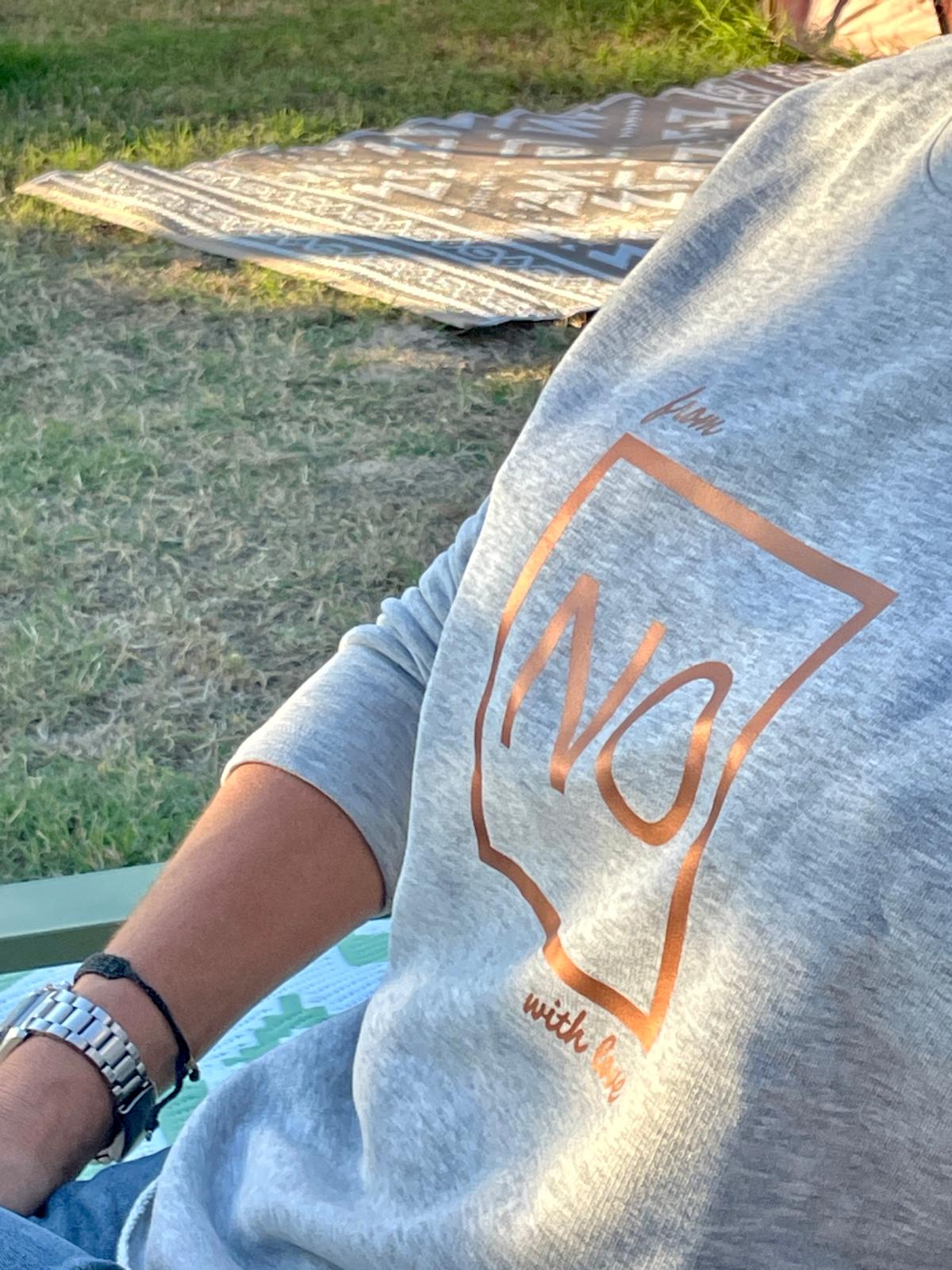 losse gris chiné logo bronze zoom